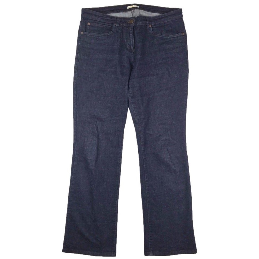 Eileen Fisher Dark Wash Straight Leg Jeans